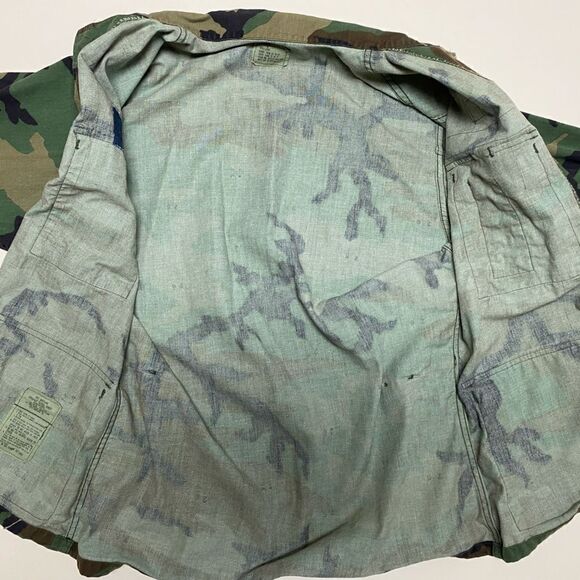 U.S. Air Force Authentic Small Combat Camouflage Button Down Jacket - Picture 3 of 15